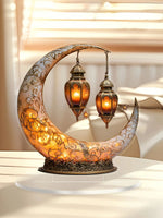 Luminária de Lua (1 peça) - Enfeite Decorativo para Mesa - Presente Ideal para a Família - Decoração Elegante para Casa e Festas