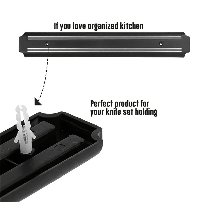 Suporte de Facas Magnético de Parede, Rack de Armazenamento para Utensílios de Cozinha, Ferramentas de Depósito e Pequenas Ferramentas de Cozinha